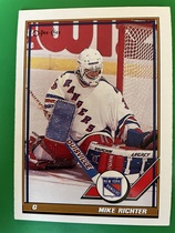 1991 O-Pee-Chee OPC Base Set #91 Mike Richter