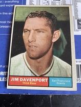 1961 Topps Base Set #55 Jim Davenport