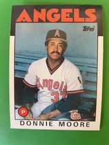 1986 Topps Base Set #345 Donnie Moore