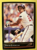 1992 Leaf Black Gold #404 David Justice