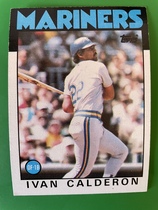 1986 Topps Base Set #382 Ivan Calderon