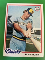 1978 Topps Base Set #95 Jamie Quirk