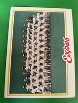 1978 Topps Base Set #244 Expos Team