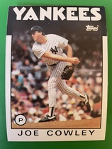 1986 Topps Base Set #427 Joe Cowley