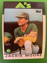 1986 Topps Base Set #591 Jackie Moore