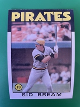 1986 Topps Base Set #589 Sid Bream