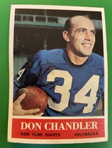 1964 Philadelphia Base Set #115 Don Chandler