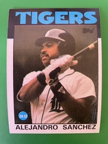 1986 Topps Base Set #563 Alejandro Sanchez