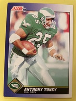 1991 Score Base Set #96 Anthony Toney