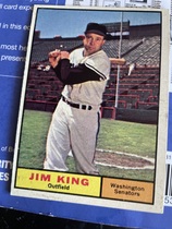 1961 Topps Base Set #351 Jim King