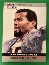 1990 Pro Set Super Bowl MVP's #20 Richard Dent