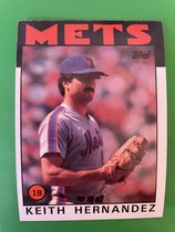 1986 Topps Base Set #520 Keith Hernandez