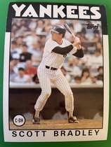 1986 Topps Base Set #481 Scott Bradley