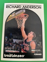 1989 NBA Hoops Hoops #182 Richard Anderson