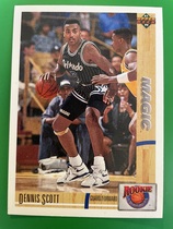 1991 Upper Deck Rookies #2 Dennis Scott