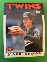 1986 Topps Base Set #451 Mark Brown