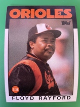 1986 Topps Base Set #623 Floyd Rayford