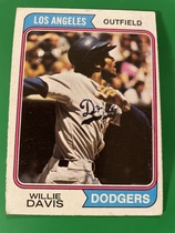 1974 Topps Base Set #165 Willie Davis