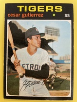 1971 Topps Base Set #154 Cesar Gutierrez