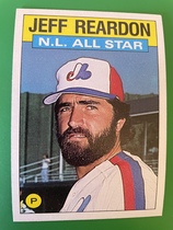 1986 Topps Base Set #711 Jeff Reardon