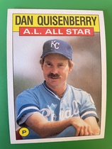 1986 Topps Base Set #722 Dan Quisenberry