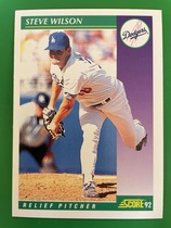 1992 Score Base Set #812 Steve Wilson