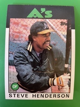 1986 Topps Base Set #748 Steve Henderson