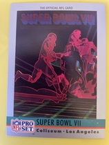 1990 Pro Set Theme Art #7 Super Bowl VII