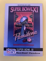 1990 Pro Set Theme Art #11 Super Bowl XI