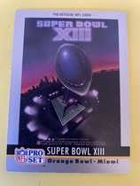 1990 Pro Set Theme Art #13 Super Bowl XIII