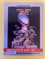1990 Pro Set Theme Art #16 Super Bowl XVI