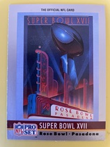 1990 Pro Set Theme Art #17 Super Bowl XVII