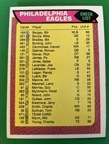 1976 Topps Base Set #471 Eagles Checklist