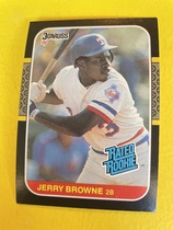 1987 Donruss Base Set #41 Jerry Browne