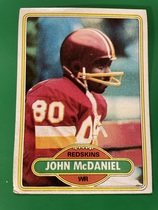 1980 Topps Base Set #254 John McDaniel