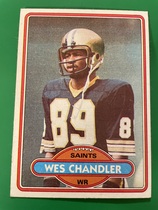 1980 Topps Base Set #275 Wes Chandler