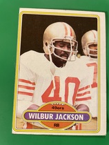 1980 Topps Base Set #302 Wilbur Jackson