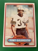 1980 Topps Base Set #426 Tony Galbreath