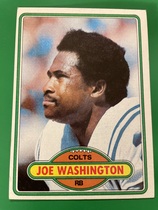 1980 Topps Base Set #505 Joe Washington