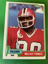 1981 Topps Base Set #51 Wallace Francis