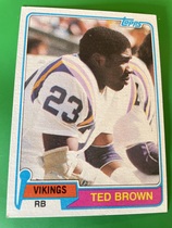 1981 Topps Base Set #247 Ted Brown
