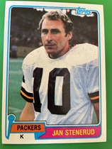 1981 Topps Base Set #387 Jan Stenerud