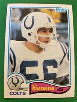 1982 Topps Base Set #20 Ed Simonini