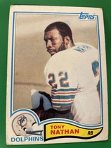 1982 Topps Base Set #133 Tony Nathan