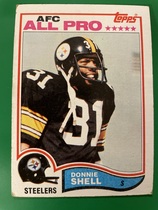 1982 Topps Base Set #217 Donnie Shell