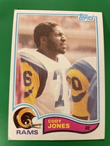 1982 Topps Base Set #381 Cody Jones