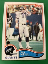 1982 Topps Base Set #429 Bill Neill