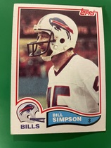 1982 Topps Base Set #34 Bill Simpson