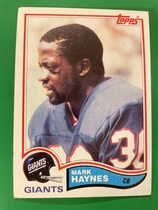 1982 Topps Base Set #422 Mark Haynes
