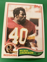 1982 Topps Base Set #512 Wilbur Jackson